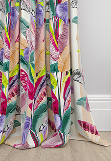 Palm Springs, Peach Stripe - Made To Measure Curtains